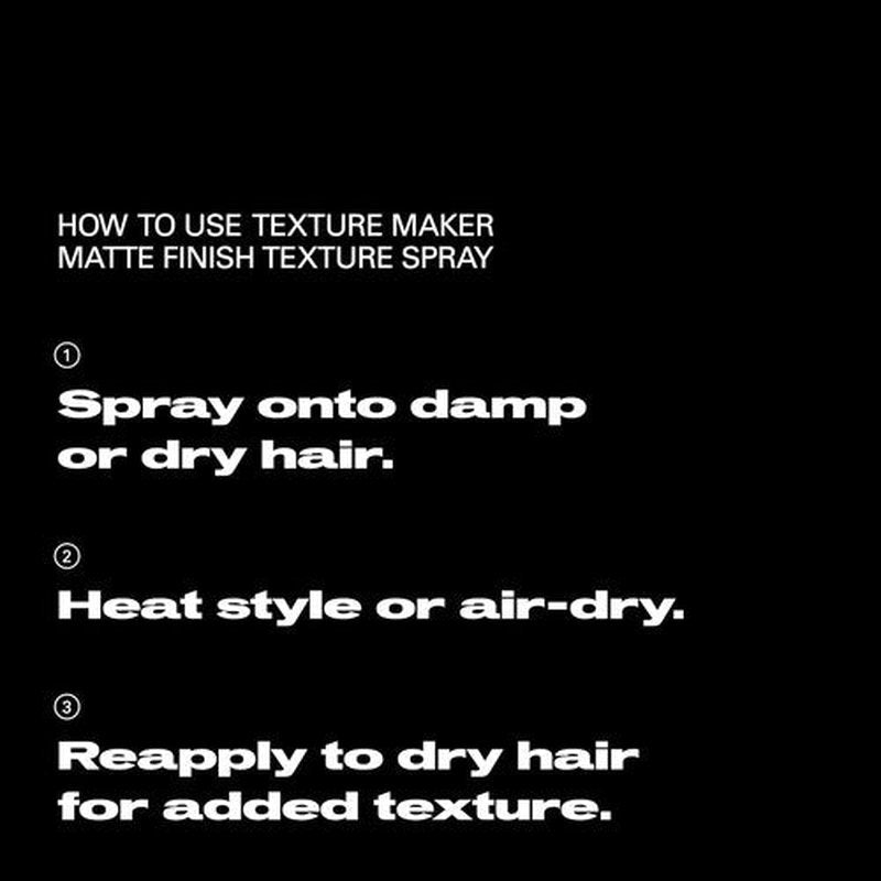 Sebastian Professional Styling Texture Maker Spray - Lightweight Hair Texturizer with Medium Hold | 5.07 fl oz