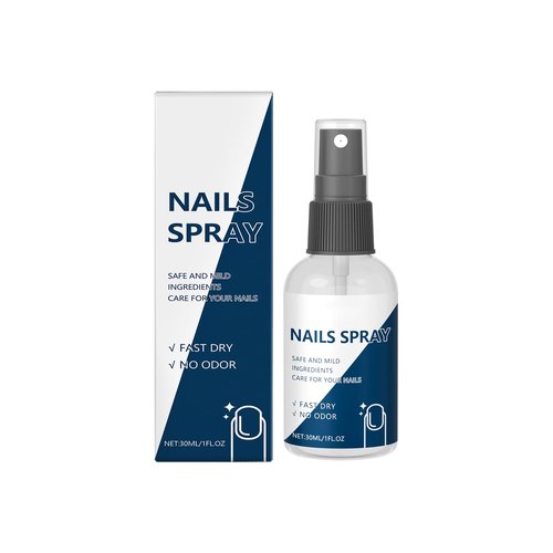 Nails Spray Fast-Drying Nail Care Moisturizer with No Odor Formula for Women, Safe Mild Ingredients, 30ml/1fl oz