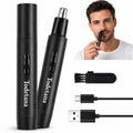Todetana 2 Pack Nose Hair Trimmer, USB Rechargeable Ear & Nose Trimmer