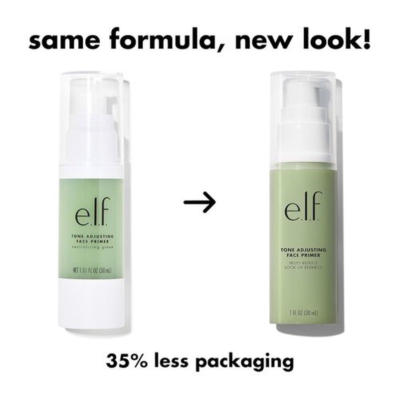 e.l.f. Tone Adjusting Face Primer - Neutralize Uneven Skin Tones & Redness | Long-Lasting Makeup Grip, Vegan
