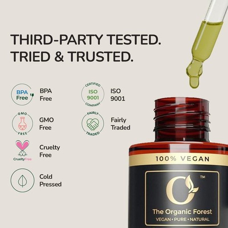 Pumpkin Seed Oil – Cold Pressed for Thicker Hair & Growth Support, Weak Dry Hair & Scalp Care, Beard & Skin Oil