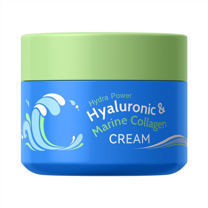 Hyaluronic Collagen Cream for Face,Tighten,Lock in Moisture,Firmer,Fuller Feel Balm Deeply Moisturizing for Face&Body,for All Skin Types - 30g