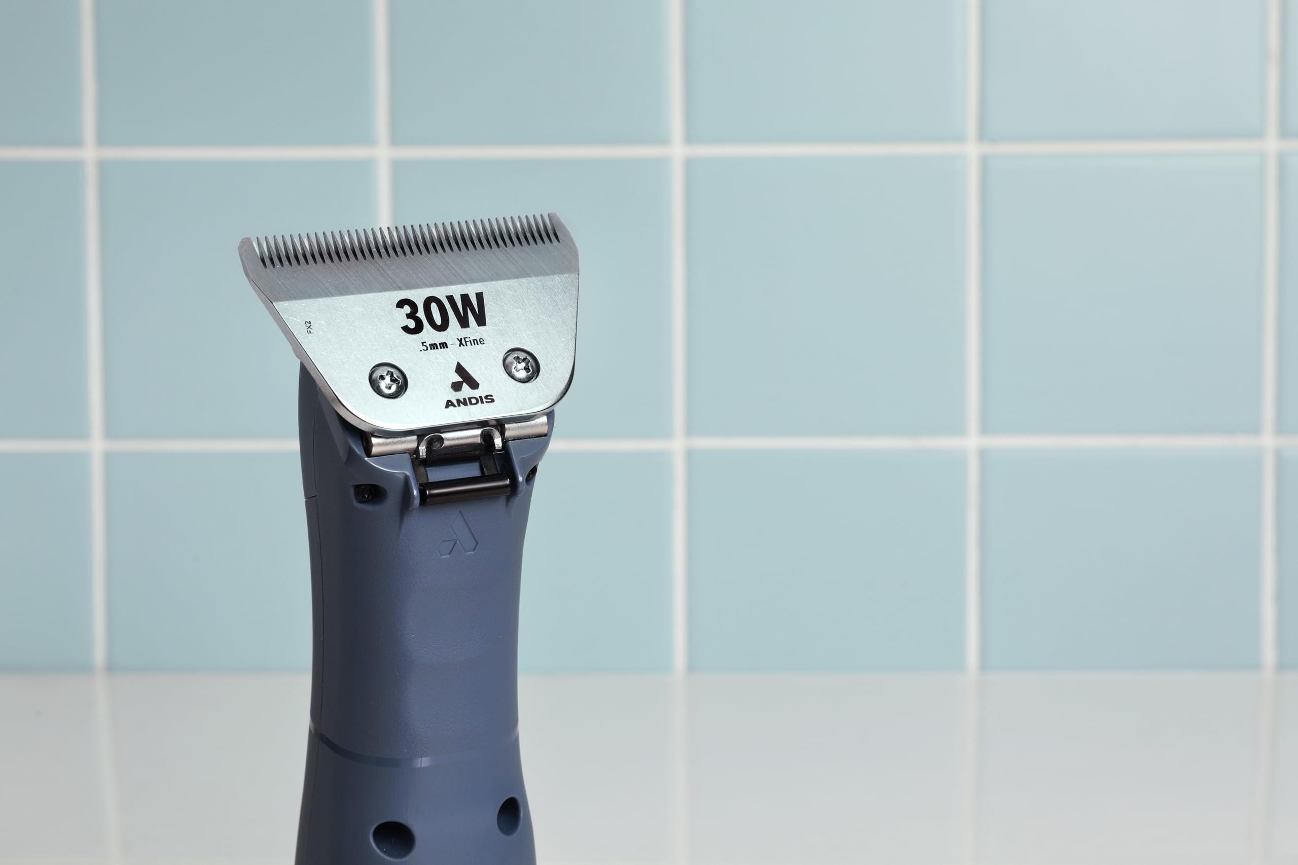 Andis 561462 ceramicEDGE Wide Blade, #30W XFine Cut, Stainless Steel