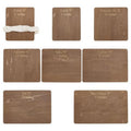 FINGERINSPIRE 7 Pcs Wooden Head Band Hair Bow Size Guide Measuring Boards 7 Size Camel Color Rectangle Headwraps Size Guide Measuring Templates Bow Tie Boards for Woman Hair Bows Gift Bows DIY