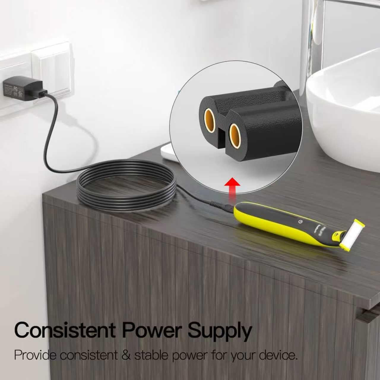5V USB Fast Charger for Philips Norelco One Blade 360 QP2724 QP2834 7200 5000X i9000, Wet&Dry Series 2000 2400 3600 3900 MG7910 MG5910 MG9520 MG9525 QP4631 QP6552 QP6542 QP1324 for Phillips Shaver