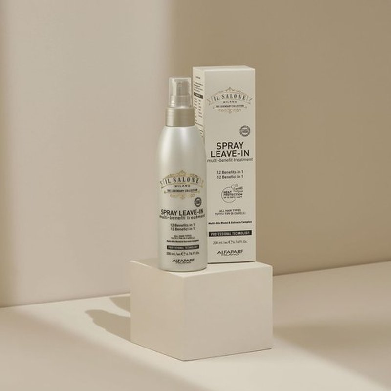 Il Salone Milano Professional 12-In-1 Leave-In Hair Treatment - Heat Protectant - Detangling Spray - Frizz Control - Repairs Hair Breakage - Nourishes - For All Hair Types (6.76 fl oz / 200 ml)