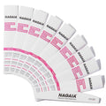 NAGAIA Premium 100/180 Grit Nail Files, Individually Packed, Precision Shaping, Fast Removal & Contouring, for Acrylic, Dip, Gel & Natural Nails, Professional Quality for Salon & Home Use Pack of 10