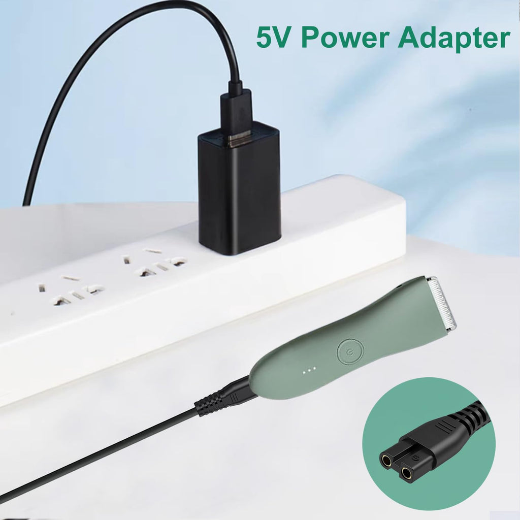 Meridian Trimmer Charger Replacement for Meridian Grooming Electric Shaver Trimmer, 5V Charging Cable for Meridian with Shaver Brush