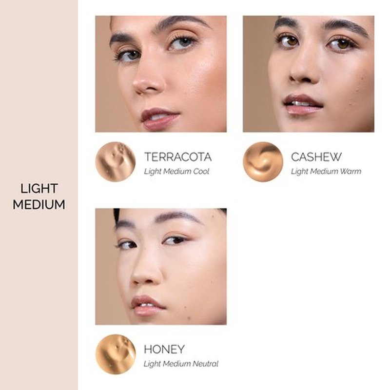 OFIR Skin Satin Medium Coverage Foundation | Buildable, Non-Creasing Finish | Vegan, Cruelty-Free, Paraben-Free Makeup | Blue Light Protection | 1 FL OZ (Sesame - Light Neutral)