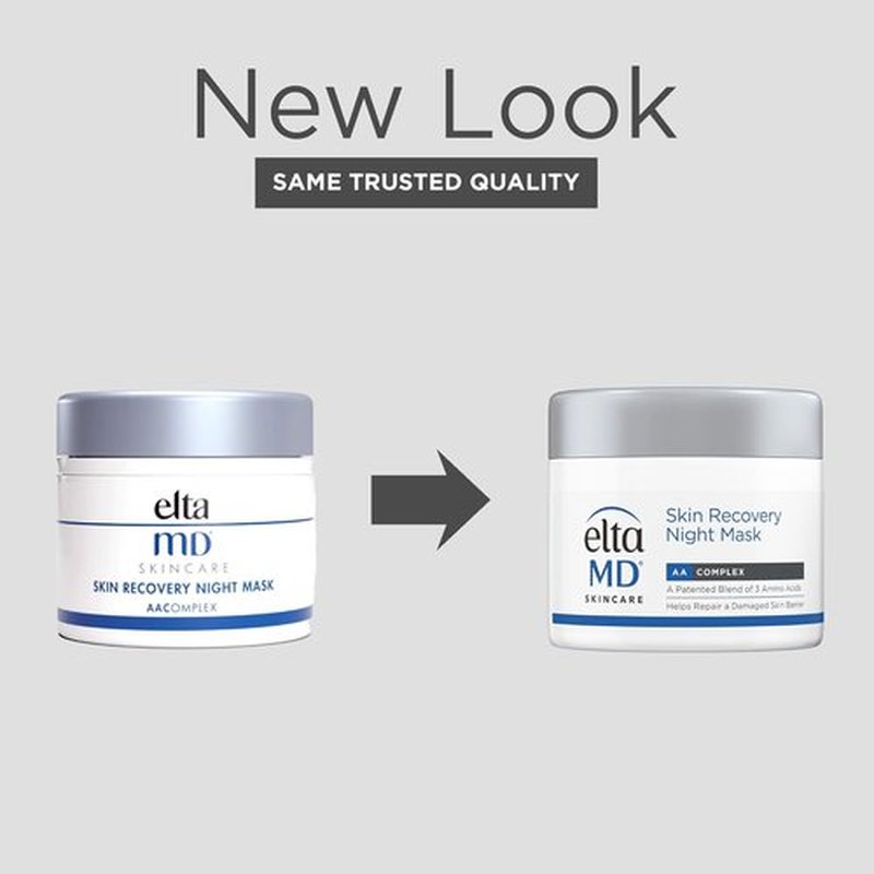 EltaMD Skin Recovery Overnight Face Mask - Moisturizing Cream for Sensitive Skin | 1.7 oz Jar