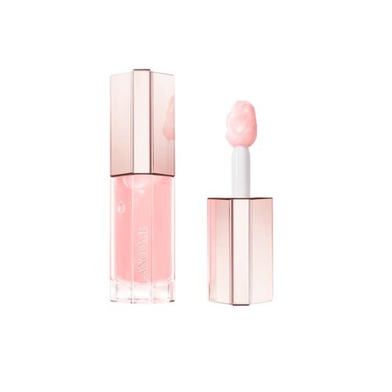 Lancôme Lip Idôle JuicyTreat Oil-in-Gloss -24HR Hydrating Gloss with Squalane for Instant Shine - 22 Rosy Plump