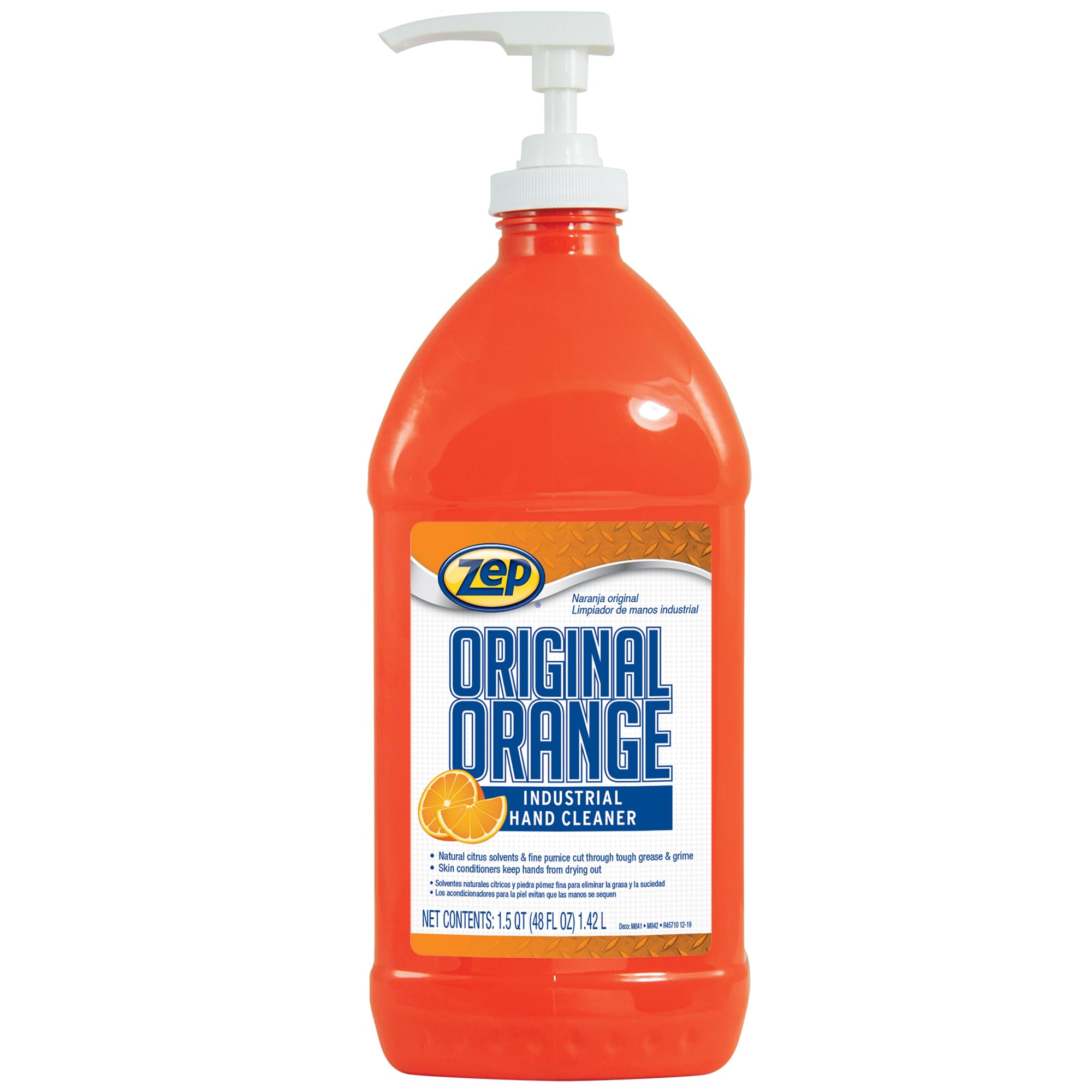 Zep Original Orange Industrial Hand Cleaner 48 Oz (Case of 6) - R45710- Contains Natural Citrus Solvents and Pumice To Remove Industrial Grease And Grime