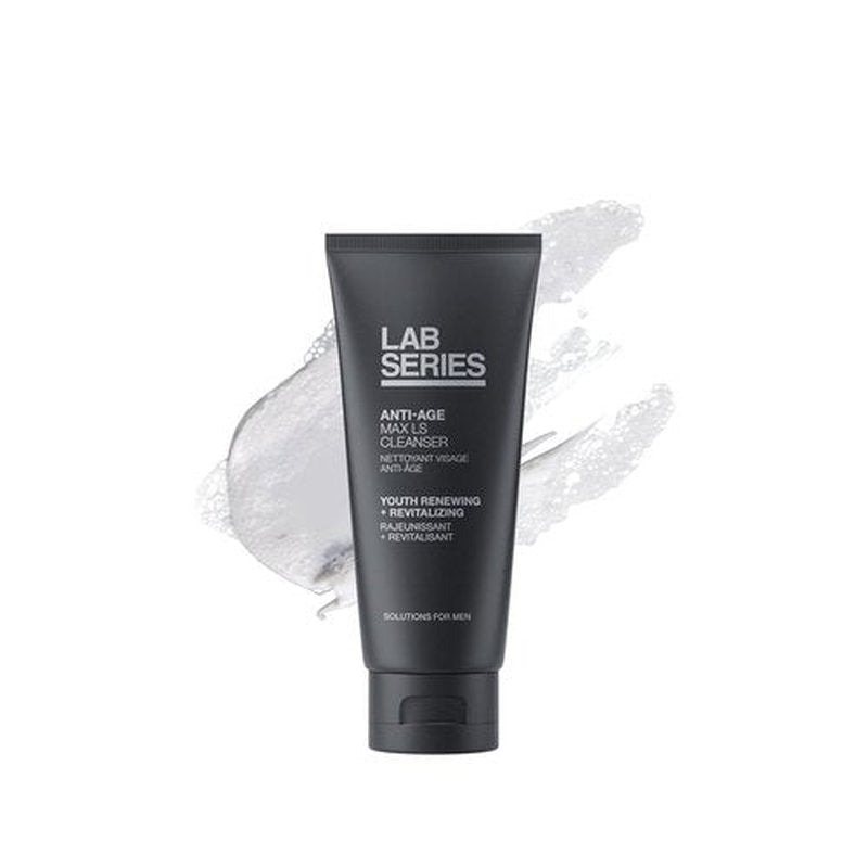 Lab Series Men's Max LS Anti-Age Cleanser - Foaming Face Wash for Youthful Skin - 3.4 fl oz