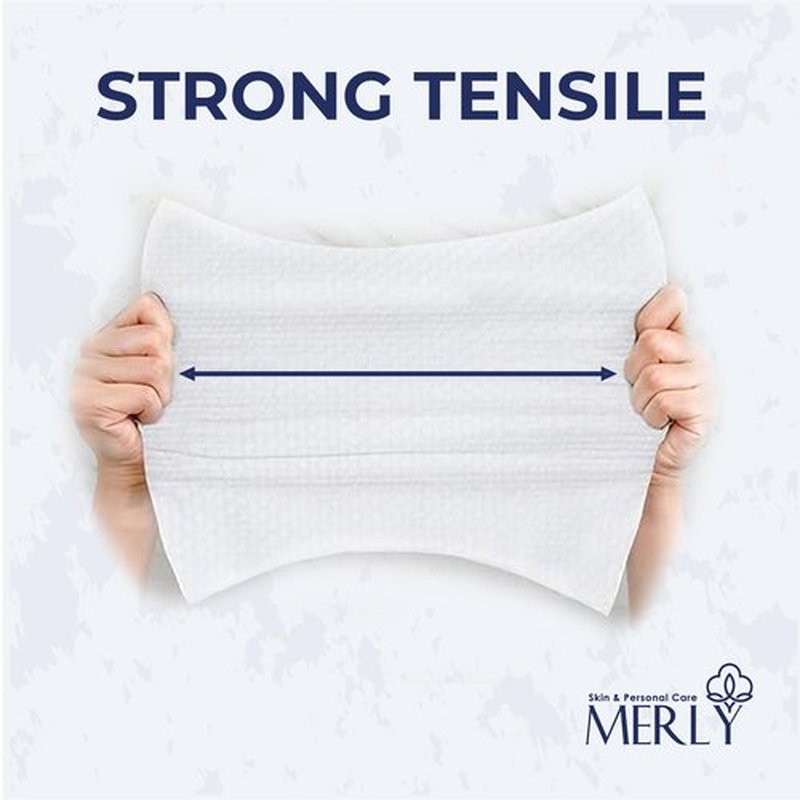 Merly™ Disposable Face Towels, Facial Wipes Towelettes Disposable, Towels Cloth For Cleaning Face, 10"x12", 50 Counts, 1 pack, Ultra-Soft, Super Absorbent, Biodegradable