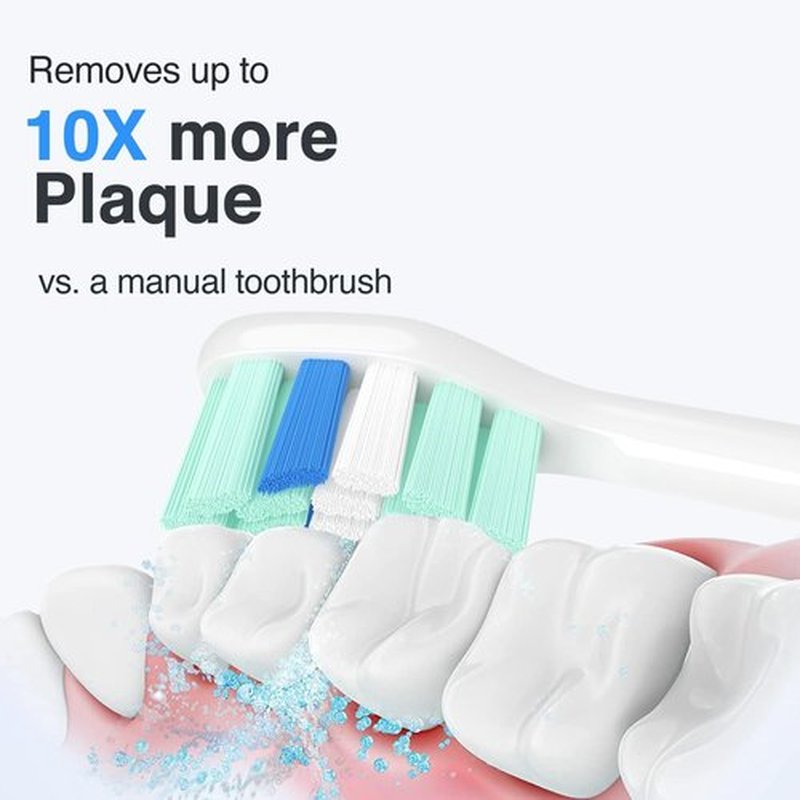 Philips Sonicare Replacement Toothbrush Heads - 10 Pack Compatible Electric Brush Heads