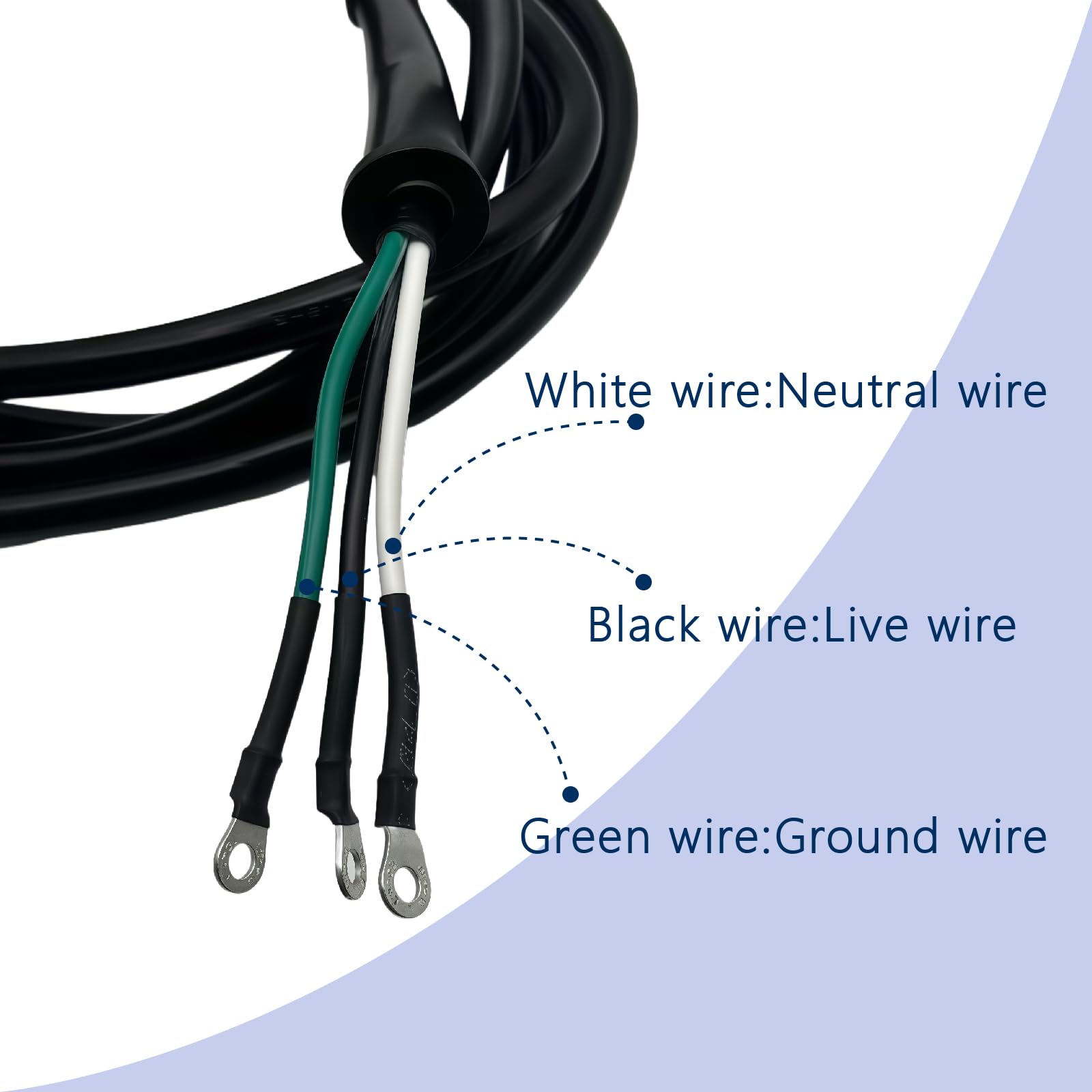 95104L Circular Saw Power Cord Compatible with SKILSAW Saw SPT77W, SPT77WM, SPT77WML, SPT78W, SPT70WM, SPT78MMC, SPT70V, SPT55, and HD77-02