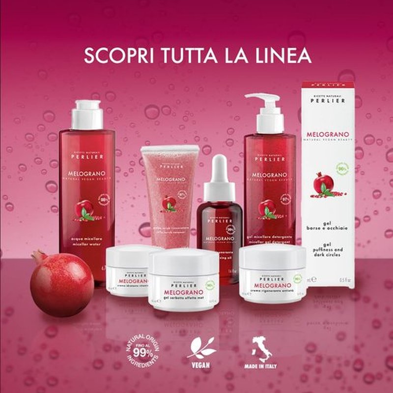 Perlier – Pomegranate Revitalizing Anti-Aging Face Cream, 1.6 fl oz, Bio-Fermented Pomegranate with Vitamins C & E, Hydrating and Protective Formula, Alcohol-Free, Boosts Radiance and Skin Vitality