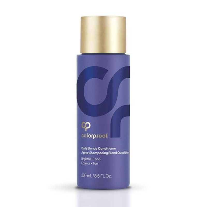 Colorproof Daily Blonde Conditioner - 8.5 Fl. Oz. Purple Toning & Detangling Formula with Citrus, Jasmine & Coconut Milk Scent