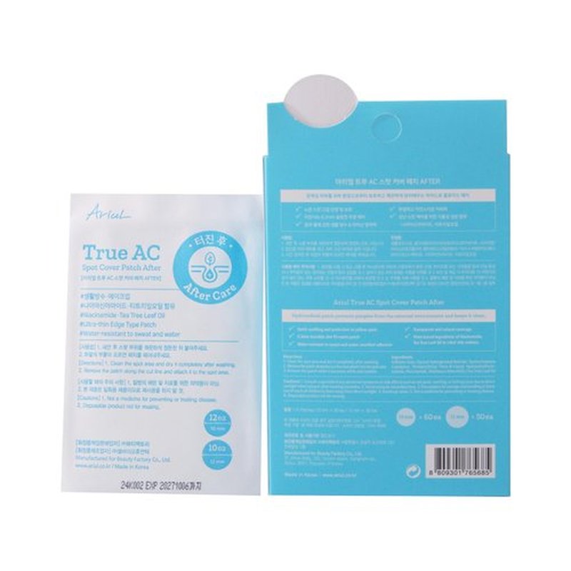 Ariul Hydrocolloid Blemish Patch – Invisible Matte Spot Cover, Waterproof, 10mm & 12mm, Korean Skincare (110 Count)
