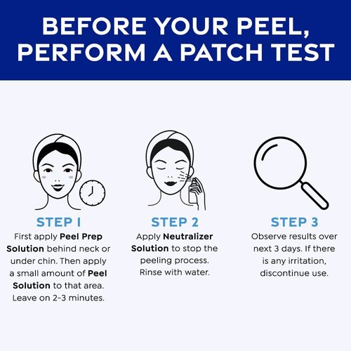 MedPeel Salicylic Acid 10% Peel Kit - Professional Grade Chemical Exfoliation for Beginners | 1oz/30ml (Set of 3)