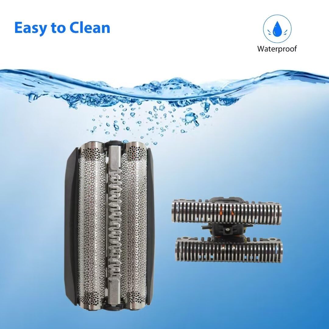 Colorpp 2024 Upgraded 51B Black Shaver Razor Foil Cutter Blade for Braun WaterFlex 8970, 8975, 8985, 8986, 8987, 8990, 8991, 8995,8595, 8795, 8581, 8583, 8585, 8588