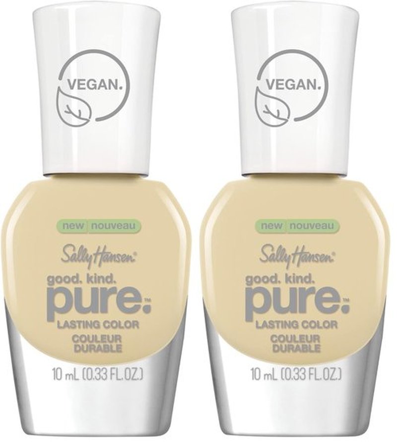 Sally Hansen - Good. Kind. Pure Vegan Nail Polish, Sun-Tastic, Packaing May Vary (Pack of 2)