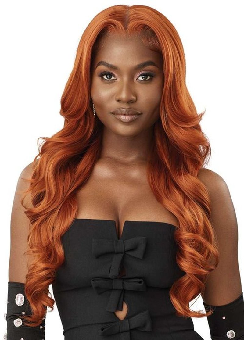 Outre Lace Front Wig - Perfect Hair Line 13X6 - True Frontal - Peak 701 (OFF BLACK 1B)