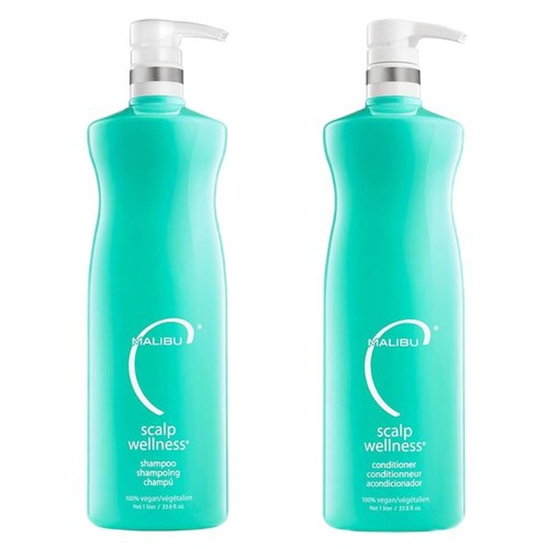 Malibu C Wellness Shampoo & Conditioner Duo - 33.8 oz | Nourishing Hair Care Set