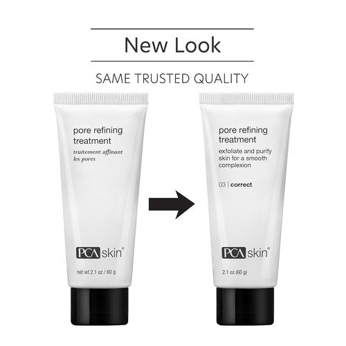 PCA SKIN Pore Refining Treatment - Exfoliate & Purify Skin with Clay, Mandelic Acid & Enzymes (2.1 oz)