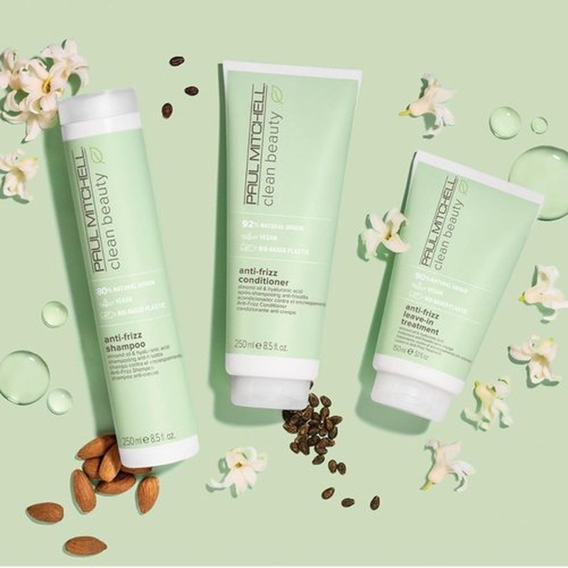 Paul Mitchell Clean Beauty Anti-Frizz Shampoo - Smooths & Calms Frizz for Textured Hair