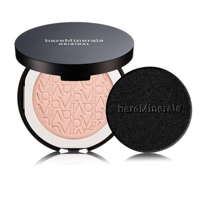 bareMinerals Original Pressed Powder Foundation - Talc-Free, SPF 15, Luminous Finish, Vegan, Clean Beauty