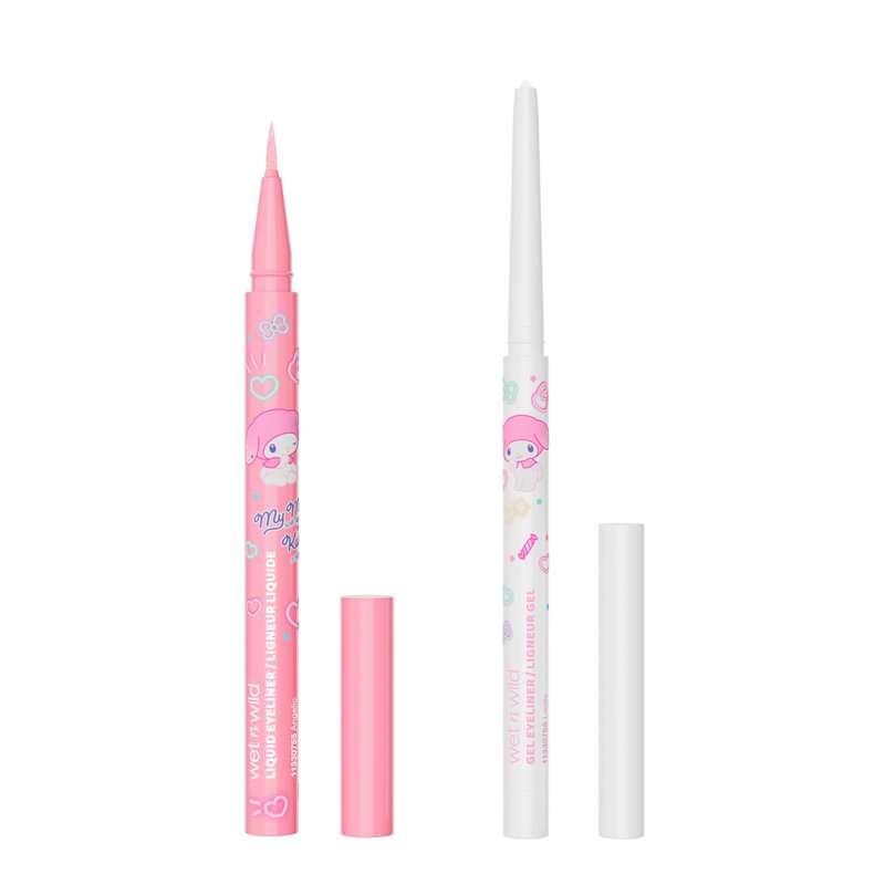 wet n wild My Melody and Kuromi Liquid And Gel Eyeliner Set - Bunny Bloom