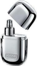 Yoose Nose Hair Trimmer - Rechargeable & Waterproof | Painless, Portable Design for Men & Women, Silver