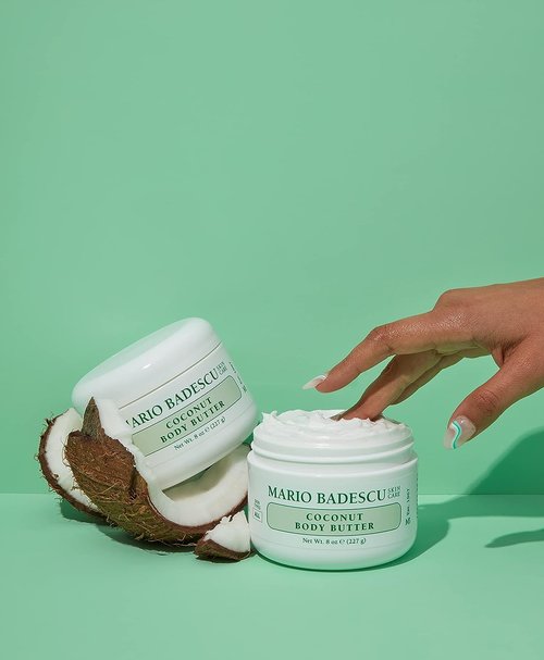 Mario Badescu Coconut Body Butter - Nourishing Body Moisturizer for Smooth, Radiant Skin | All Skin Types, Shea Butter Infused