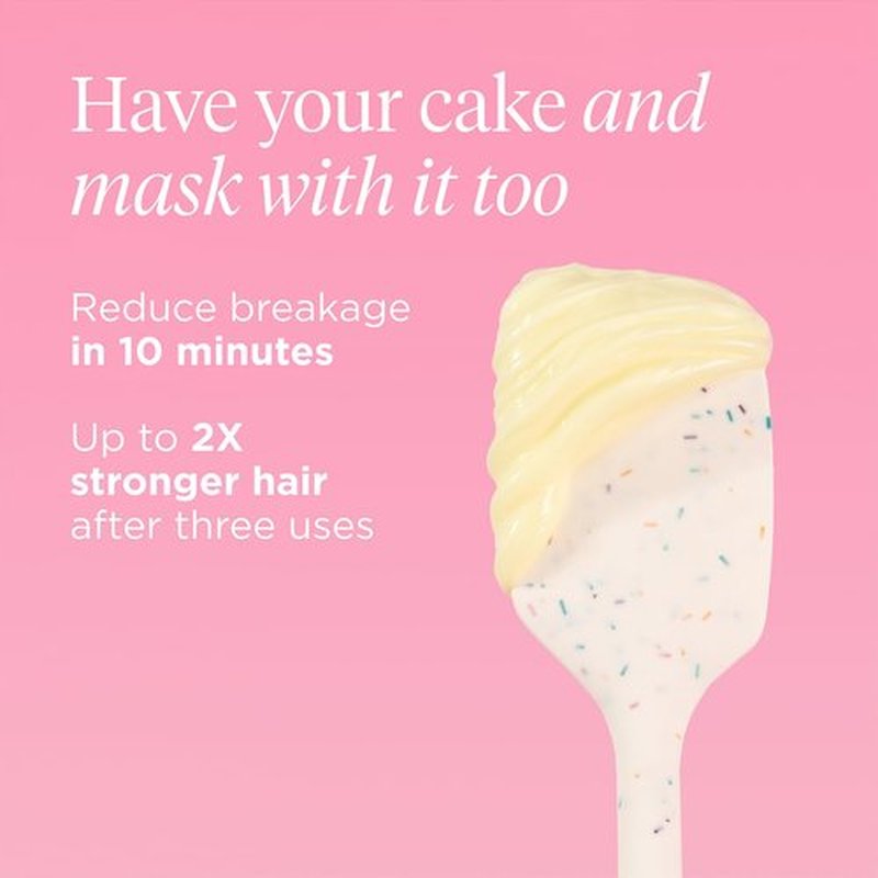 Briogeo Don't Despair, Repair! Deep Conditioning Mask - Birthday Cake, Deep Conditioner for Dry Damaged or Color Treated Hair, Protein Mask for Stronger Hair, Vegan, Cruelty-Free
