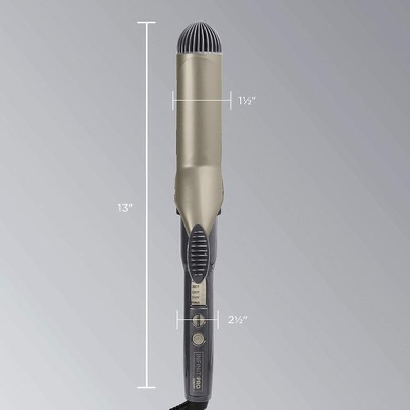 Conair INFINITIPRO Tourmaline Curling Iron - 1.5-Inch Ceramic Barrel for Soft Waves on Medium & Long Hair