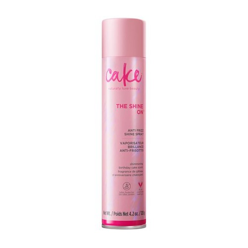 Cake Beauty Anti-Frizz Shine Spray - Blocks Humidity for Smooth, Shiny Hair - 4.2 Oz