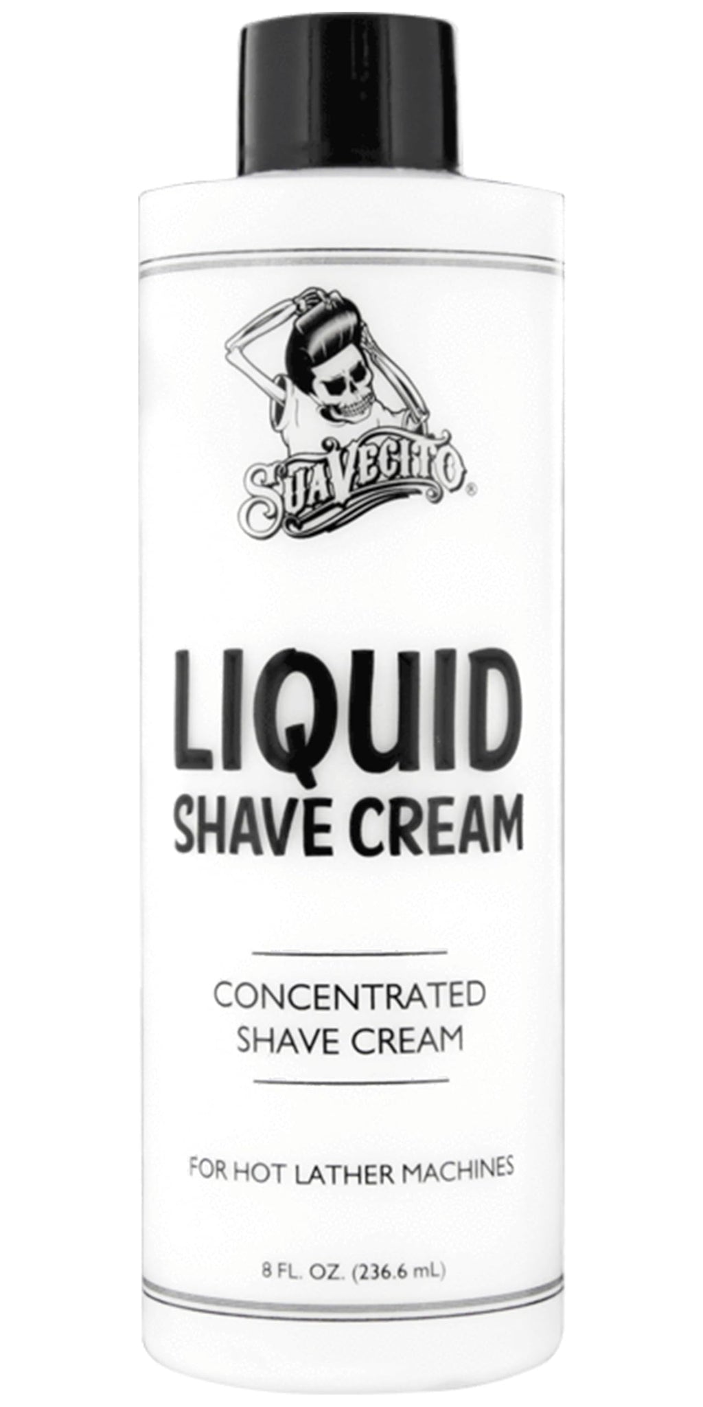 Suavecito Liquid Shave Cream 8 oz. Men's Shaving Professional Product For Machine Use Only