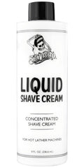 Suavecito Liquid Shave Cream 8 oz. Men's Shaving Professional Product For Machine Use Only