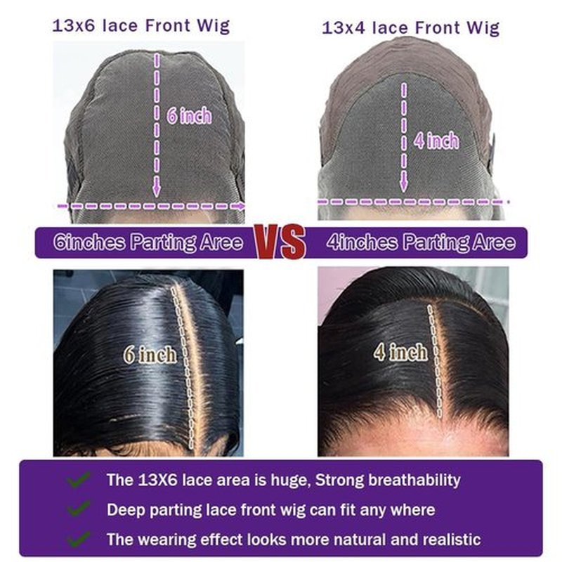 32 Inch Chocolate Brown Lace Front Wig Human Hair 200 Density Brown Wig Human Hair 13x6 Transparent HD Straight Lace Front Wigs Human Hair Pre Plucked Wigs for Women Colored Frontal Wigs Human Hair