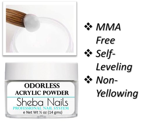 SHEBA NAILS State Board Sealed Odorless Nail Acrylic Basic Kit