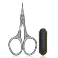 GERMANIKURE Tower Point Cuticle Scissors Grooming Scissors FINOX Stainless Steel Professional Nail Scissors in Leather Case -Ethically Made in Solingen Germany - 4705