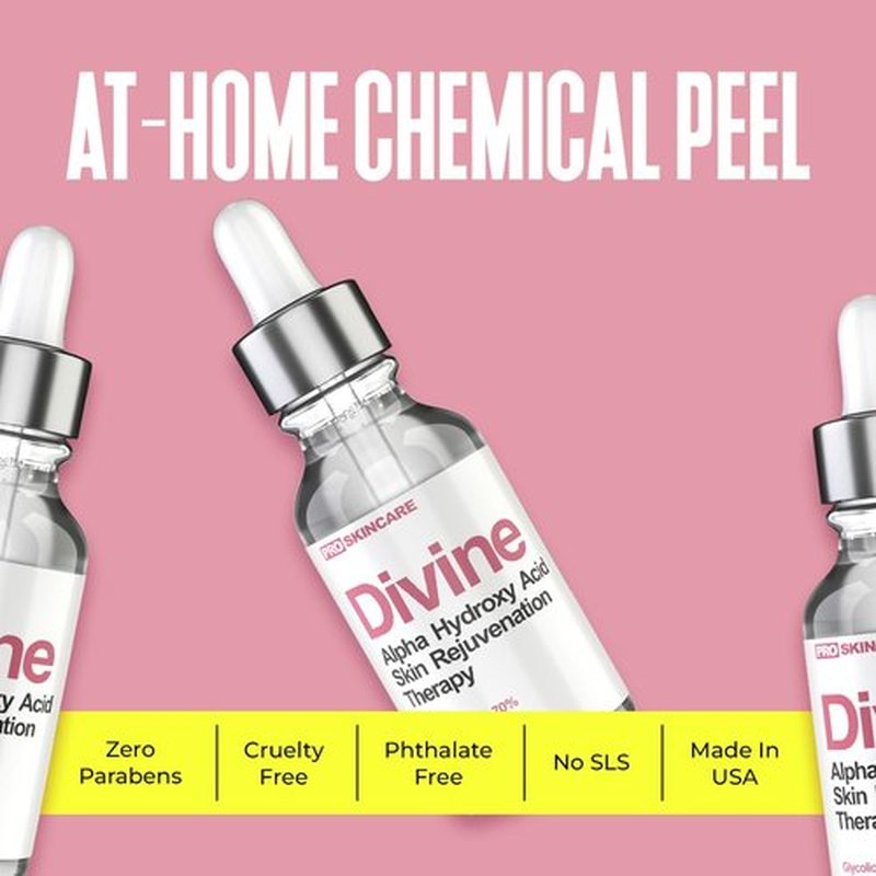 Glycolic Acid Peel 70% - Professional At-Home Chemical Peel for Acne Scars & Wrinkles | Intense Liquid Exfoliant