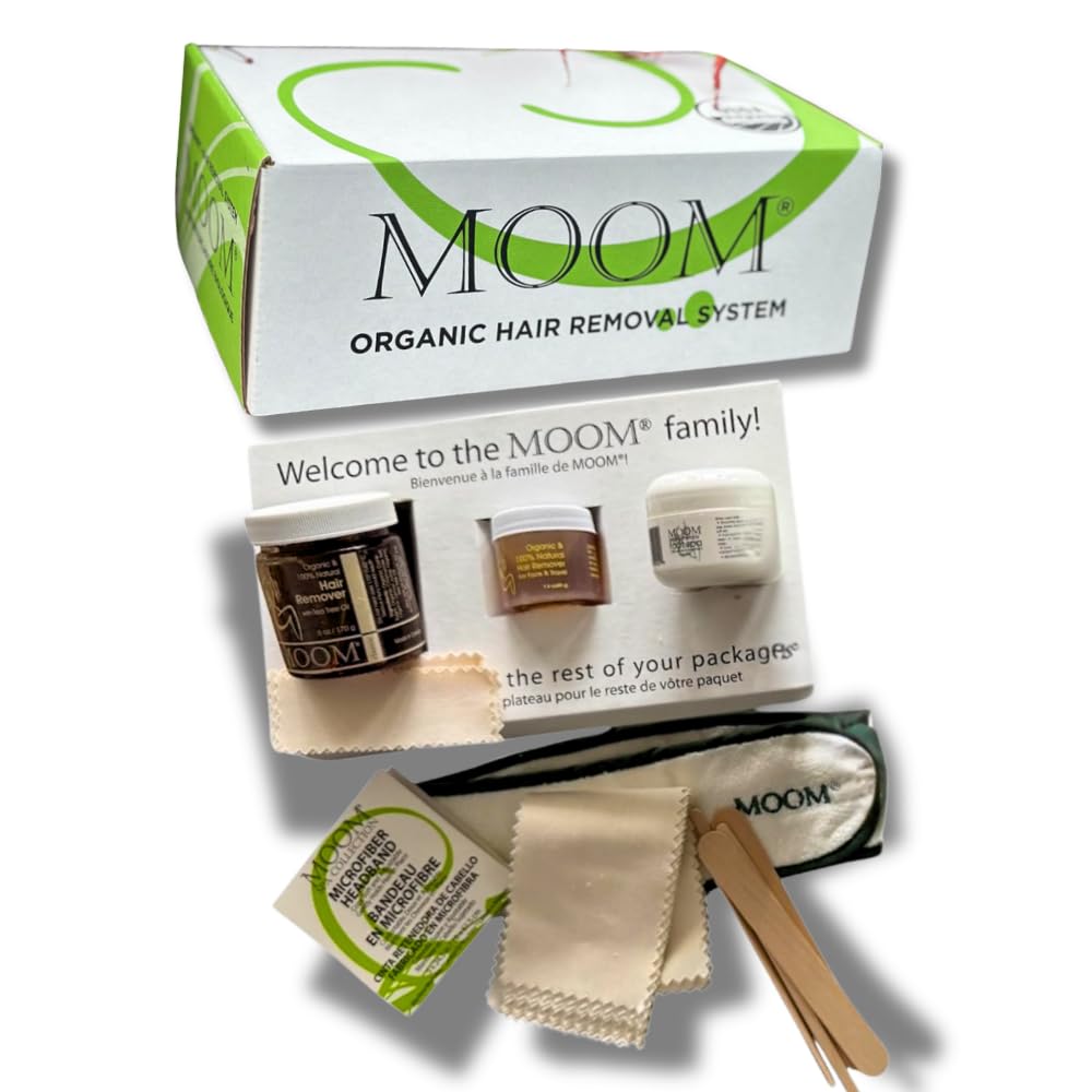 MOOM Gift Box include Sugar Wax, Strips & Sticks Foot Cream for Travel