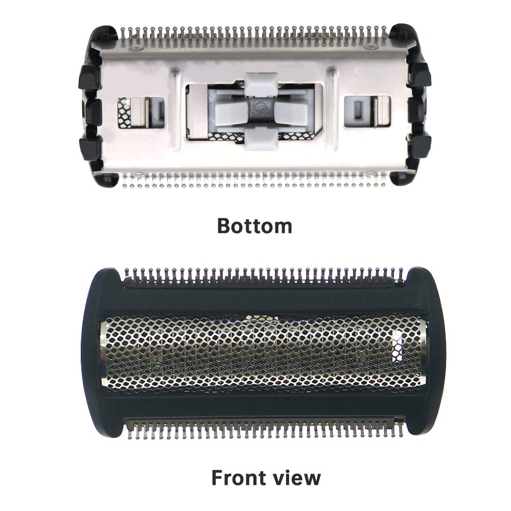 WuYan Replacement Shaver Foil Head for Philips, Trimmer Shaver Head Foil Replacement Compatible for Philips Bodygroom BG2024 BG2025 BG2026 BG2028 BG2036 BG2038 BG2040