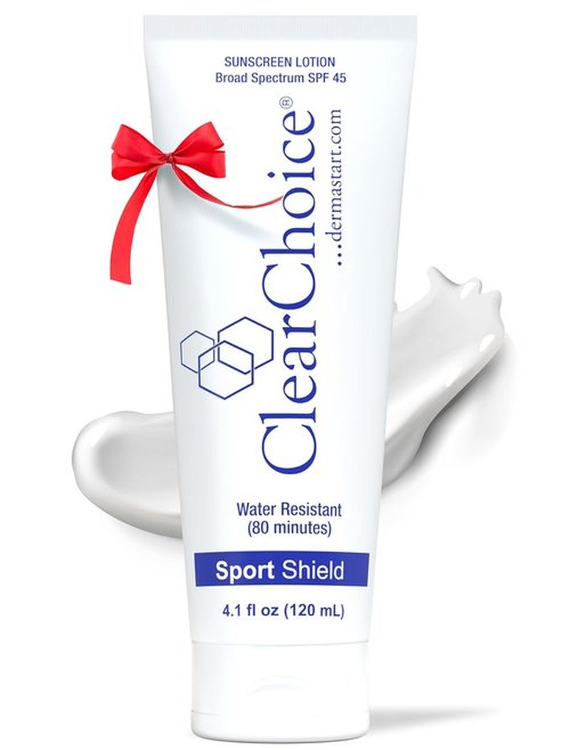 Clear Choice Sunscreen SPF 45 - Oil-Free, Zinc Oxide Formula, Broad Spectrum Protection | 4oz