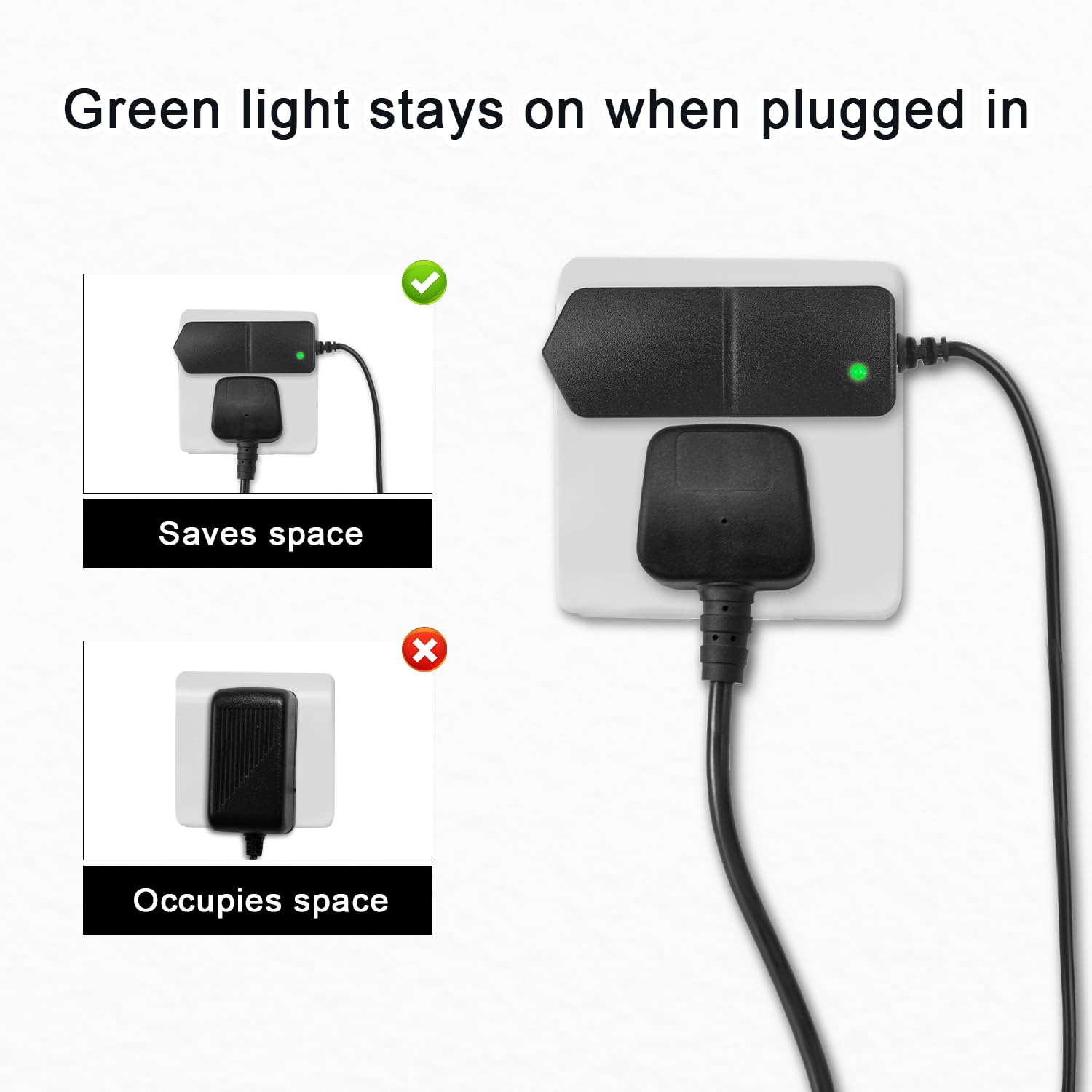 Charger for Homeika Cordless Vacuum Cleaner H016 HA016, 26.5V Powerful Suction Vacuum Replacement Adapter with 6ft Power Cord Power Supply Accessories Parts for Homeika