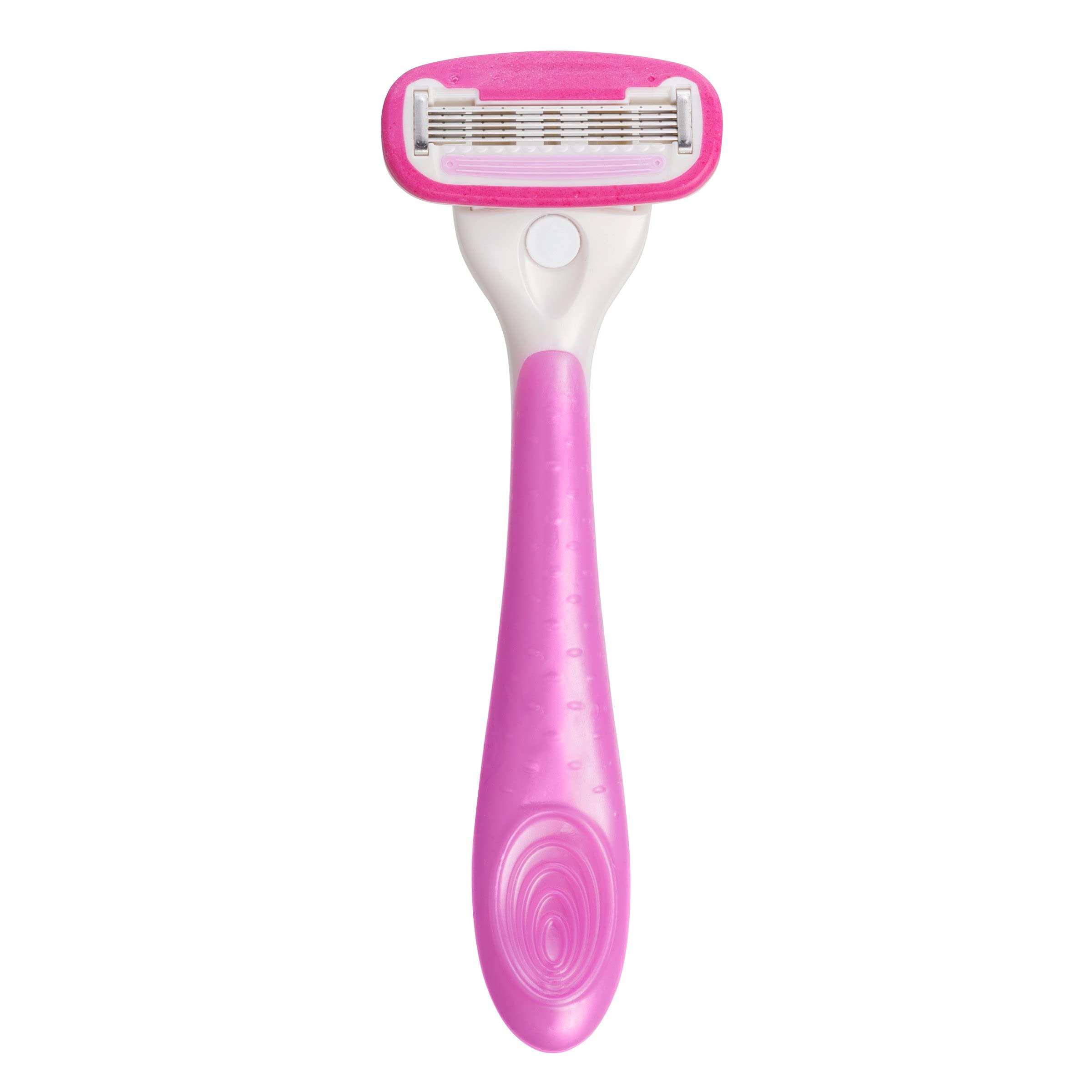 Personna Women's 5 Blade Razor System - Women's Shaving Razors - Razor Handle with 12 Replacement Cartridges Pink
