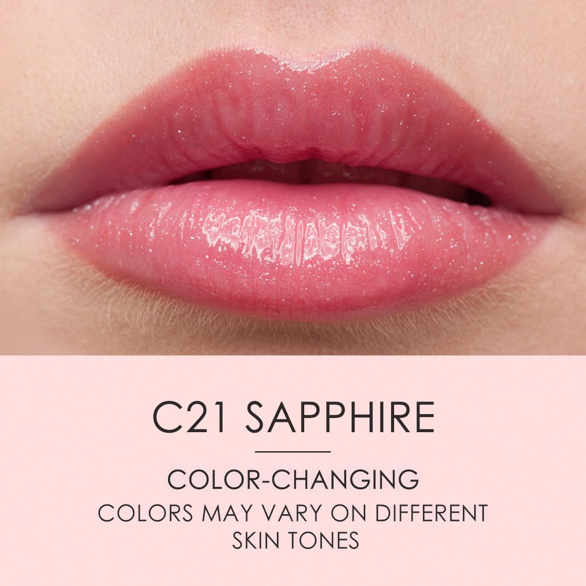 CATKIN Lip Balm Tinted Color Changing Lipstick Ultra Hydrating Lip Deep Moistrurize Lip Care with Vitamin E Nourishing For Cracked & Dry Lips 0.12 oz C21