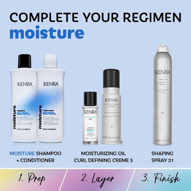 Kenra Professional Moisture Conditioner | Boost Hydration | Improve Manageability and Shine | Nourish Dry Hair | Color Safe | Efforless Detangling | Normal to Dry Hair